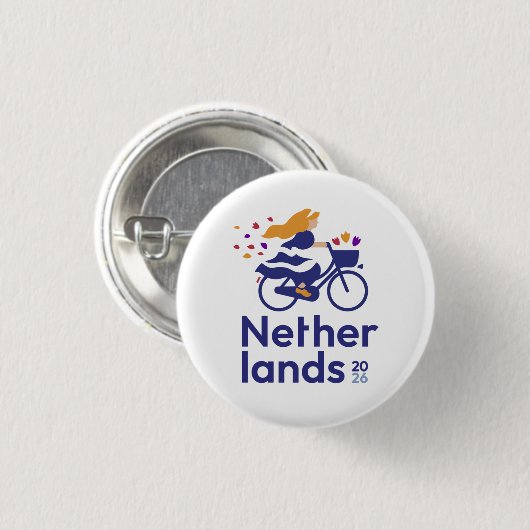 Utrecht Netherlands 2026 International Convention  Ronde Button 3,2 Cm (Voorkant /achterkant)