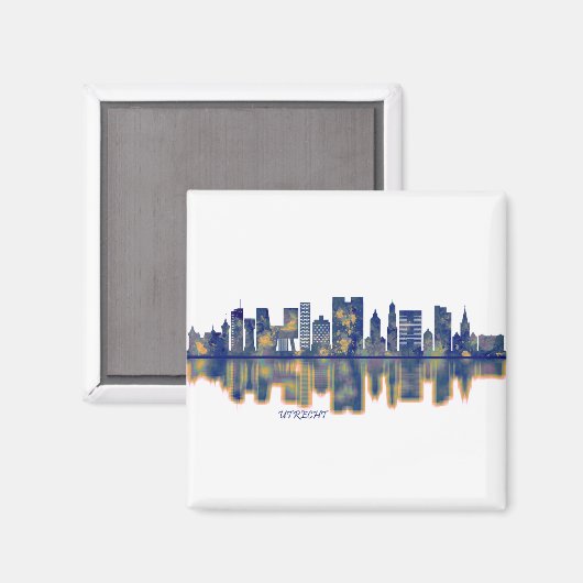 Utrecht Skyline Magneet (Voorkant / Achterkant)