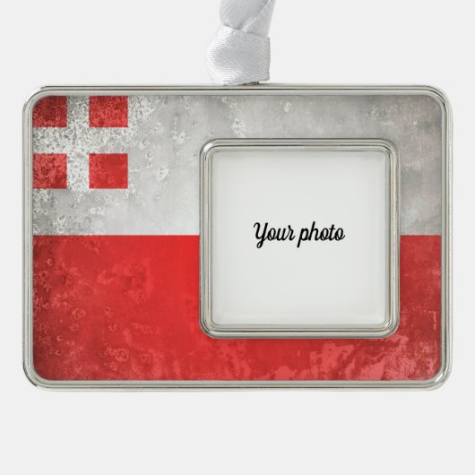 Utrecht Verzilverd Omlijst Ornament (Voorkant)