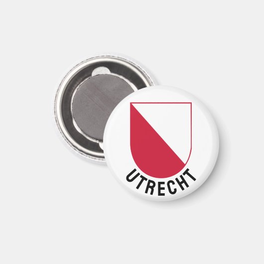 Utrecht-wapen - Nederland Magneet (Voorkant / Achterkant)