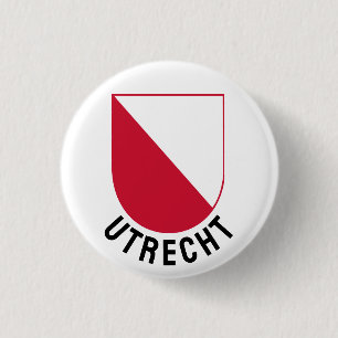 Utrecht-wapen - Nederland Ronde Button 3,2 Cm