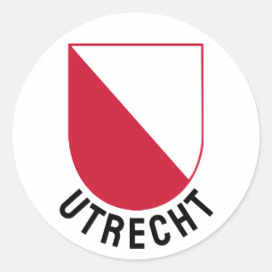 Utrecht-wapen - Nederland Ronde Sticker