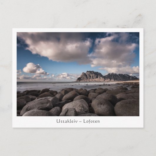 Uttakleiv Lofoten Briefkaart (Voorkant)