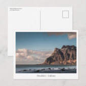 Uttakleiv Lofoten-eilanden Briefkaart (Voorkant / Achterkant)