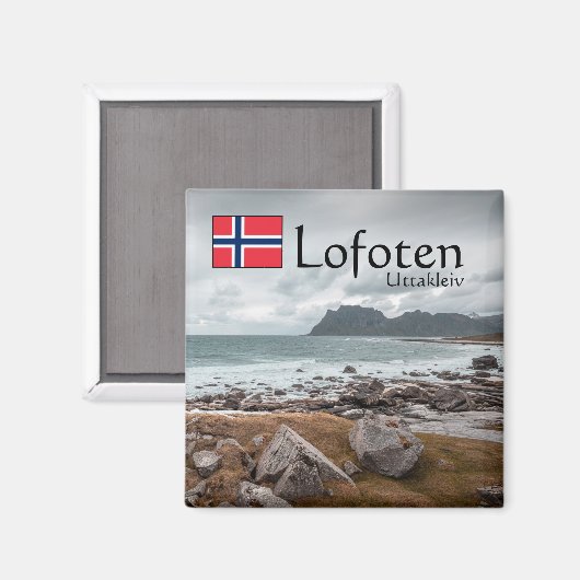 Uttakleiv Lofoten Magneet (Voorkant / Achterkant)