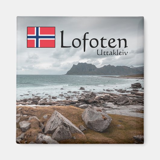 Uttakleiv Lofoten Magneet (Voorkant)