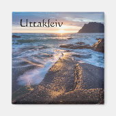 Uttakleiv Lofoten Noorwegen Magneet (Voorkant)