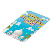 Uttar Pradesh Indiase reisposter. Magneet (Linkerzijde)