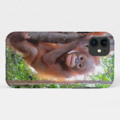 Uttuh Baby Orangutan in Oerwoud School Case-Mate iPhone Case (Achterkant (horizontaal))