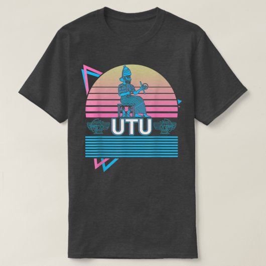 Utu Ancient God Sumerian Mythology Deity T-shirt (Design voorkant)