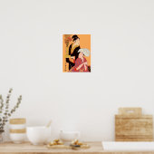 Utumaro Rice Balls & Flowers Poster (Keuken)