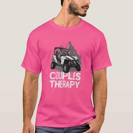 UTV side-by-side paren therapie 3 T-shirt (Voorkant)