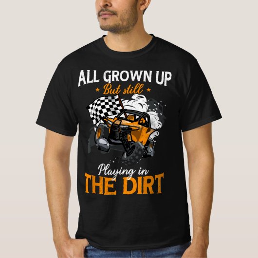 UTV Spelen in de UTV Dirt Offroad SXS Racing Qua T-shirt (Voorkant)