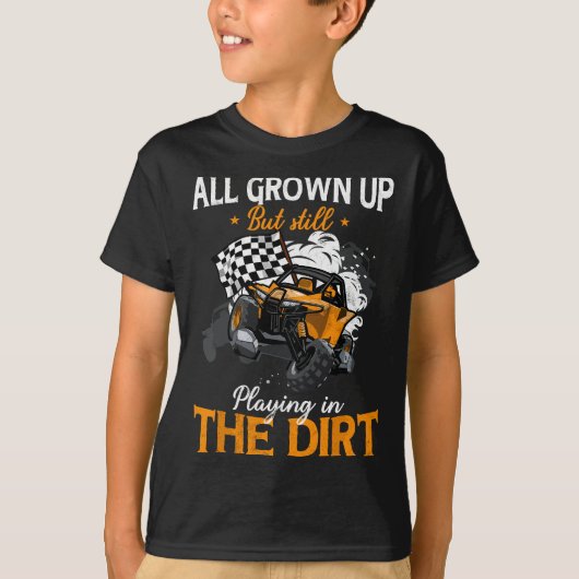 UTV Spelen in de UTV Dirt Offroad SXS Racing Qua T-shirt (Voorkant)