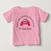 UTV SxS 4x4 Off Road Baby T-shirt (Voorkant)