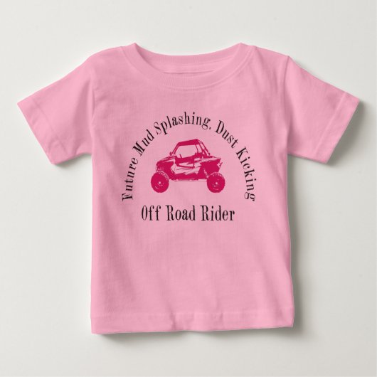 UTV SxS 4x4 Off Road Baby T-shirt (Voorkant)