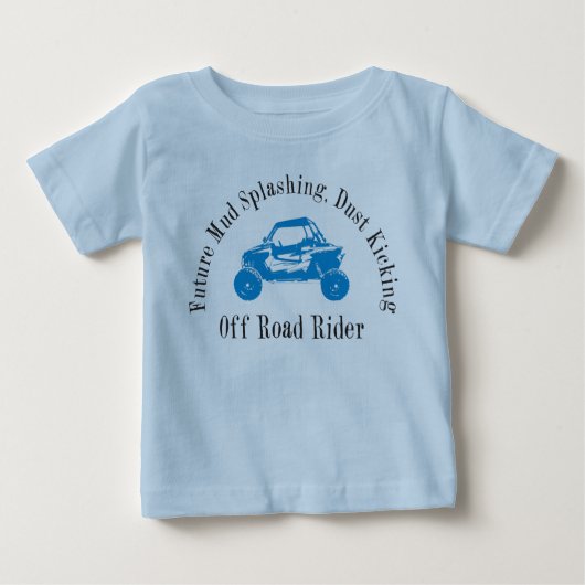 UTV SxS 4x4 Off Road Baby T-shirt (Voorkant)
