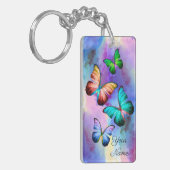 Utvärderingsmeddelande för en ningsfrisk Blommigt Sleutelhanger (Voorkant Links)