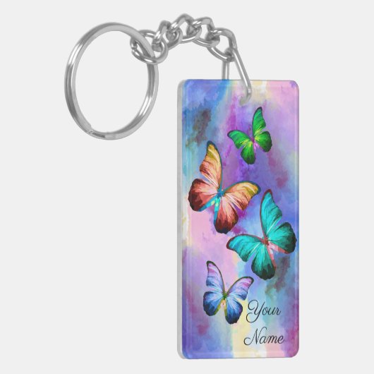 Utvärderingsmeddelande för en ningsfrisk Blommigt Sleutelhanger (Voorkant Links)