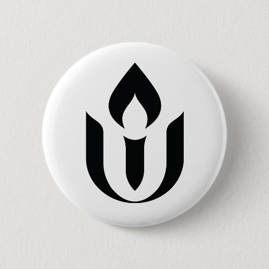 UU Black Chalice Button (Voorkant)