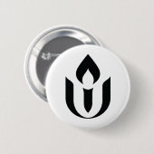 UU Black Chalice Button (Voorkant /achterkant)
