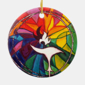 UU Chalice Circle Ornament Unitaire Universalist (Achterkant)