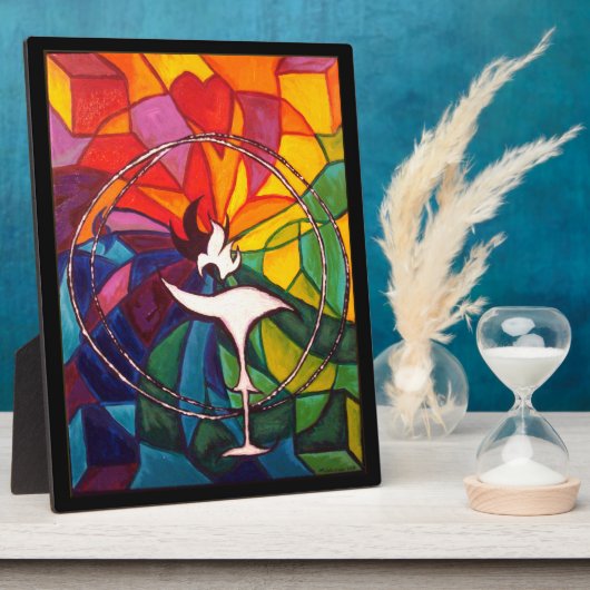UU Chalice Foto van Unitarian Universalist Fotoplaat (Zijkant)