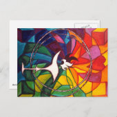 UU Chalice Postcard Unitarian Universalist Briefkaart (Voorkant / Achterkant)
