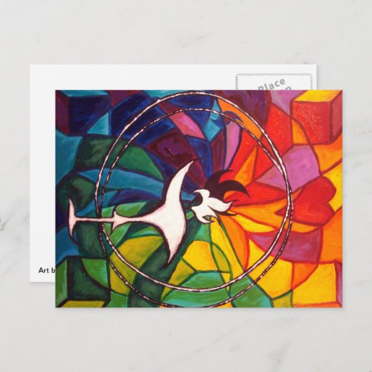 UU Chalice Postcard Unitarian Universalist Briefkaart (Voorkant / Achterkant)