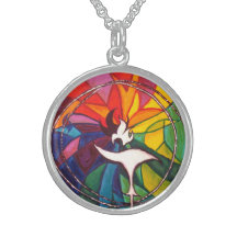 UU Chalice Silver Round Unitair Universalist