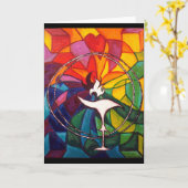 UU Chalice Wenskaart Unitarian Universalist Kaart (Gele Bloem)