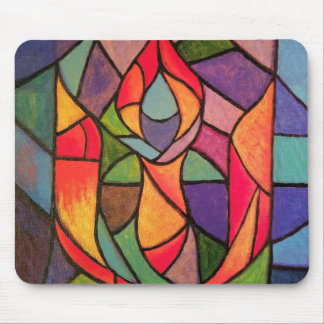 UU Flaming Chalice Art MousePad Muismat