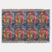 UU Flaming Chalice Original Artwork Throw Blanket Deken (Voorkant)