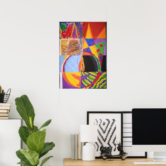 UU Flaming Chalice Print (Thuiskantoor)