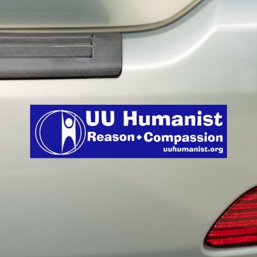 UU Humanist Bumpersticker (Op auto)