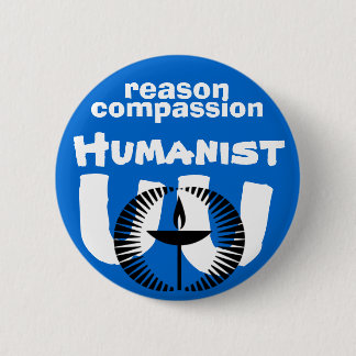 UU Humanist Pin Ronde Button 5,7 Cm