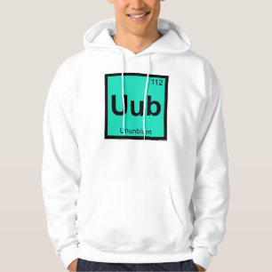 Uub - Ununbium Scheikunde Periodiek Systeem Elemen Hoodie