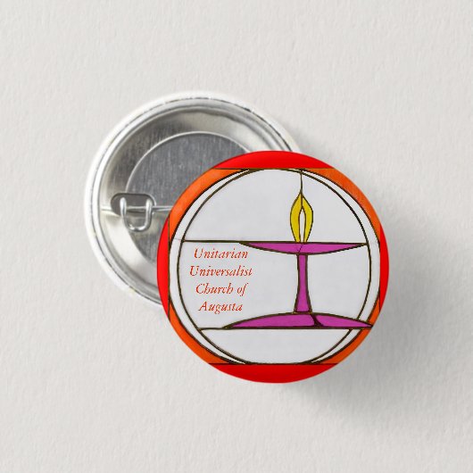 UUCA Button Red (Voorkant /achterkant)