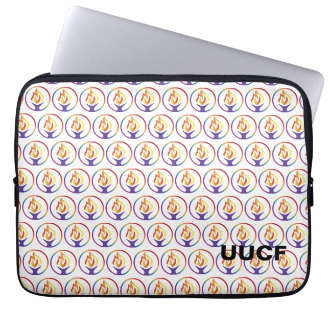 UUCF logo-laptophoes Laptop Sleeve (Voorkant)
