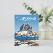 Uummannaq berg Groenland Briefkaart (Staand voorkant)