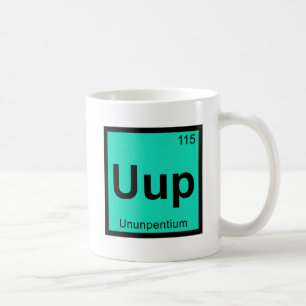 Uup - Ununpentium Scheikunde Periodiek Systeem Ele Koffiemok