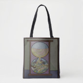 Uur glas tijd (schouder): tote bag (Voorkant)