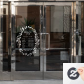 Uur Openingstijden Teken Raamfolie Tuincentrum Raamsticker (Kantoordeur)