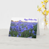 Uur van goud boshyacint - Moederdagkaart met eigen Kaart (Gele Bloem)
