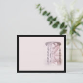 uurglas briefkaart (Staand voorkant)