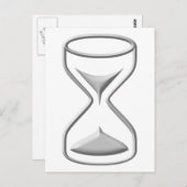 Uurglas/Tijdopnemer Briefkaart (Voorkant / Achterkant)