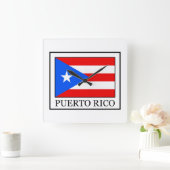 uurklok van Puerto Rico Vierkante Klok (Huis)