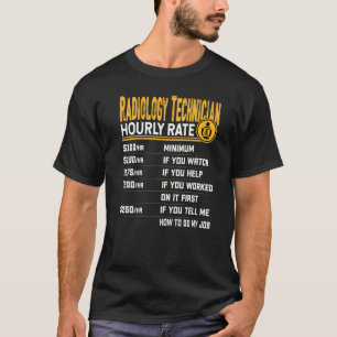 Uurloon radioloog radioloog Radio T-shirt
