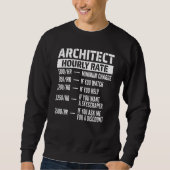 Uurtarief architect trui (Voorkant)