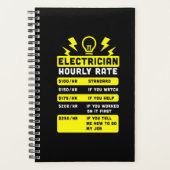 uurtarief elektricien planner (Voorkant)